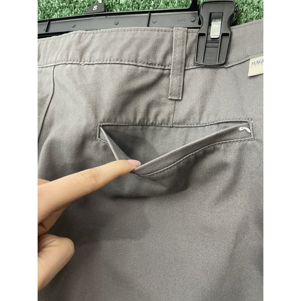 Magellan Outdoors Men’s Gray Pants Size 36W x 34L Pockets Button - Picture 10 of 12
